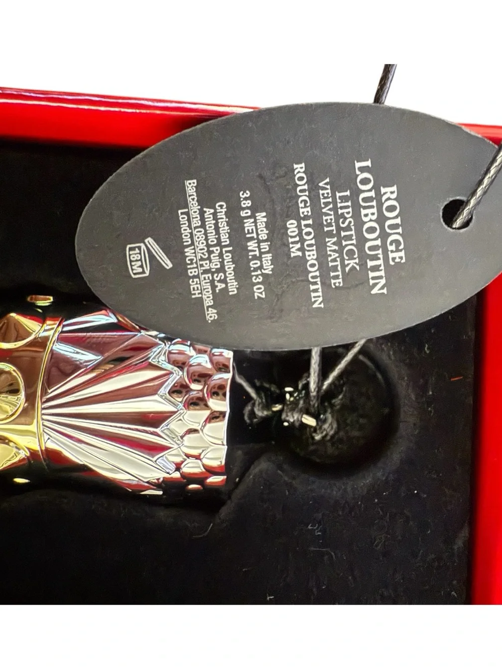 Christian Louboutin Rouge Velvet Matte 001M